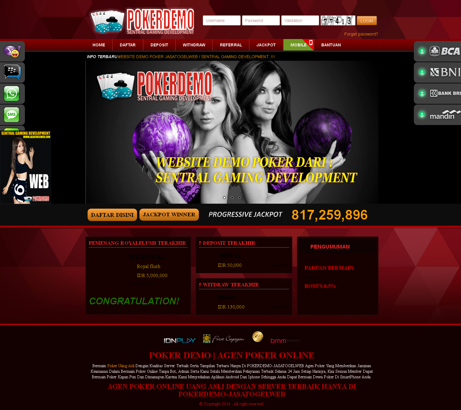 judi online poker